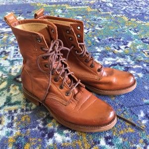 Frye Veronica combat boots